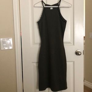 Hunter green cocktail dress